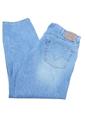 Levi’s 550 Jeans Men’s Size 42x30 Relaxed Fit Light Wash 100% Cotton Denim 90's